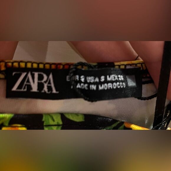 Zara Floral Bodysuit Size Small - Picture 2 of 7